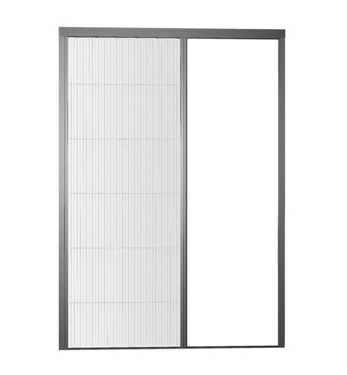 Puerta mosquitera plisada Tessere Max con marco de aluminio